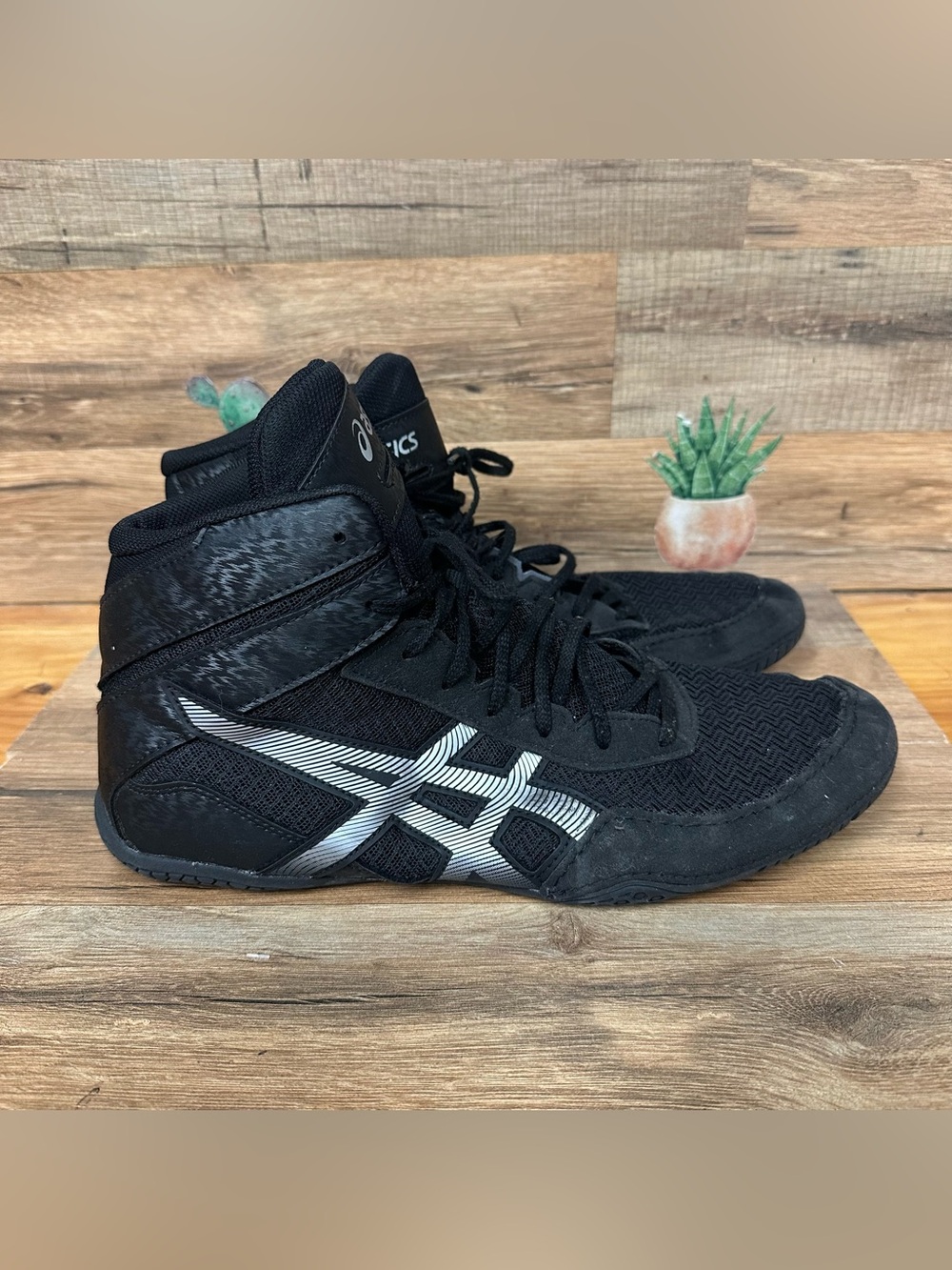 ASICS Matcontol 3 men’s wrestling shoes black size 12